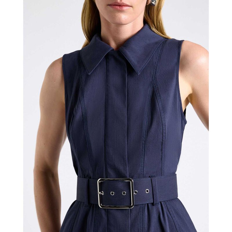 Cue Good Earth Cotton Collared Midi Dress image number 2